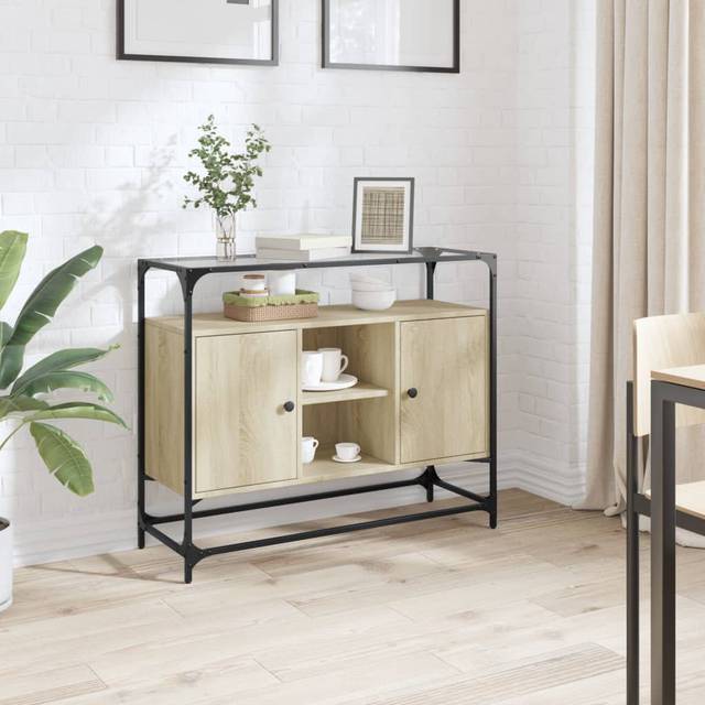 Vidaxl Sideboard - Sonoma Oak (81cm H X 98cm W X 35cm D)