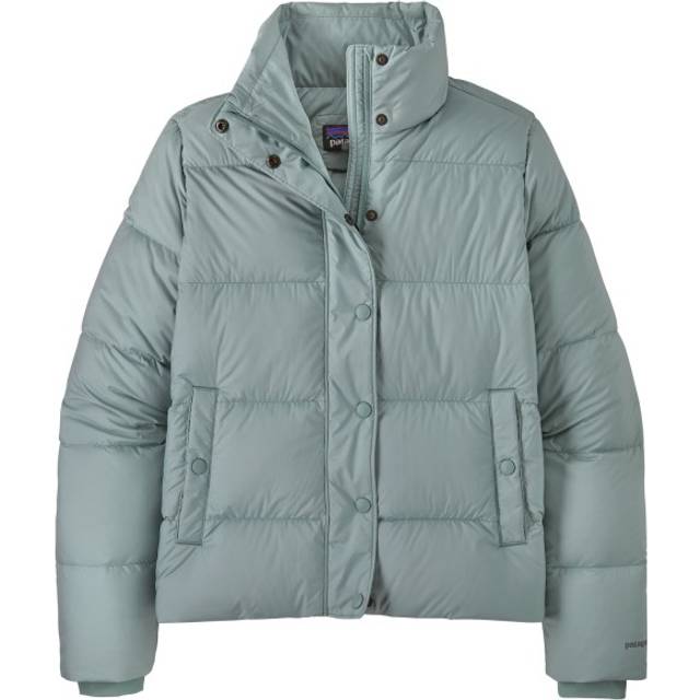 Patagonia - Women's Silent Down Jacket - Down jacket size XS, turquoise/grey