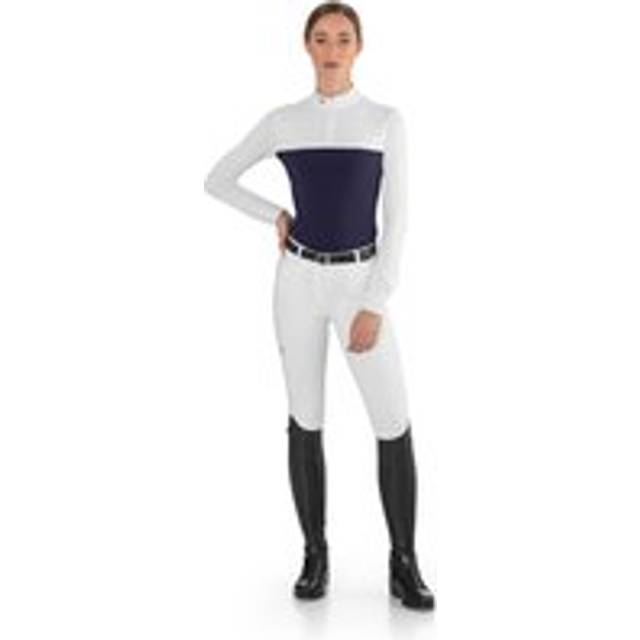 Horse riding Polo shirt for women Ego 7 Mesh - Bleu