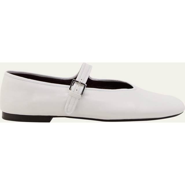 The Row White Boheme MJ Ballerina Flats - WHT WHITE - IT 39