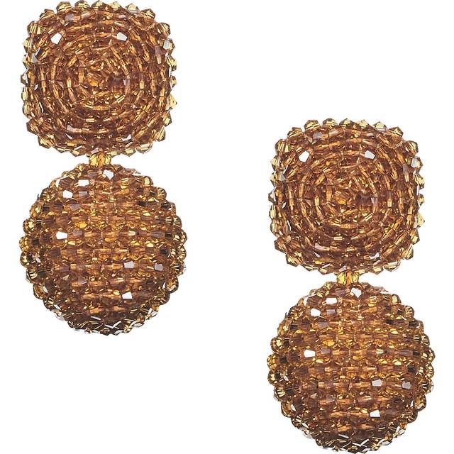 LYDIA EARRINGS - AMBER