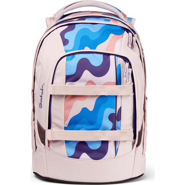 satch match ergonomisch, erweiterbar auf 35 Liter, extra Fronttasche Candy Clouds - Rosa