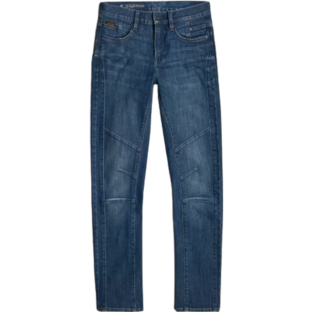 Ace 2.0 Biker Slim Raight, Blå (Worn in Blizzard D25285-d761-g799), 32W x 34L