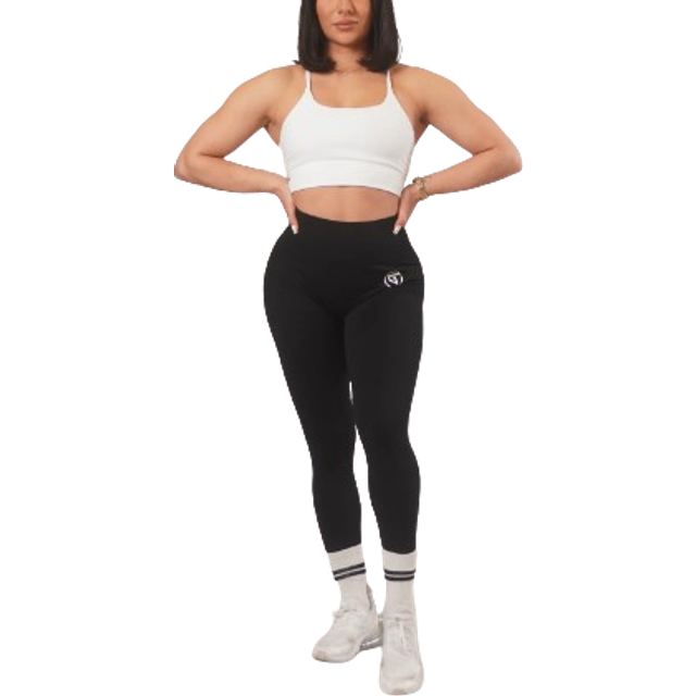 Define Seamless Scrunch Tights, Black / S (S)