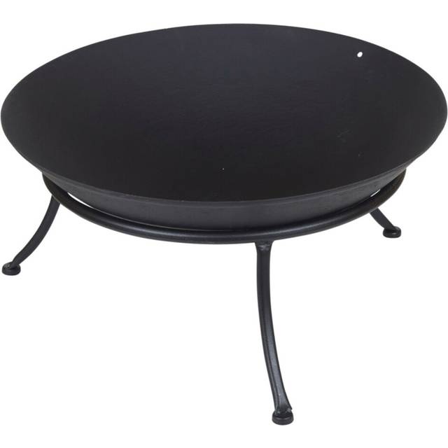 Large Fire Bowl Pit 57cm Iron Garden Patio Outdoor Heating Camping BBQ