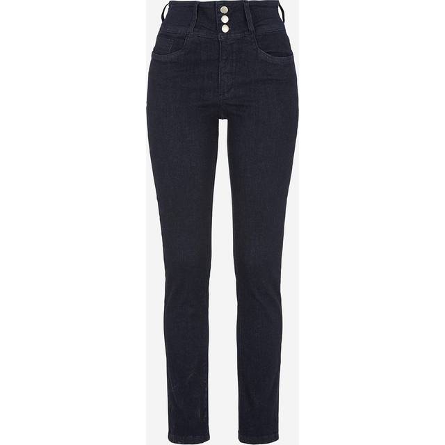 Smala jeans med hög midja - tre längder
