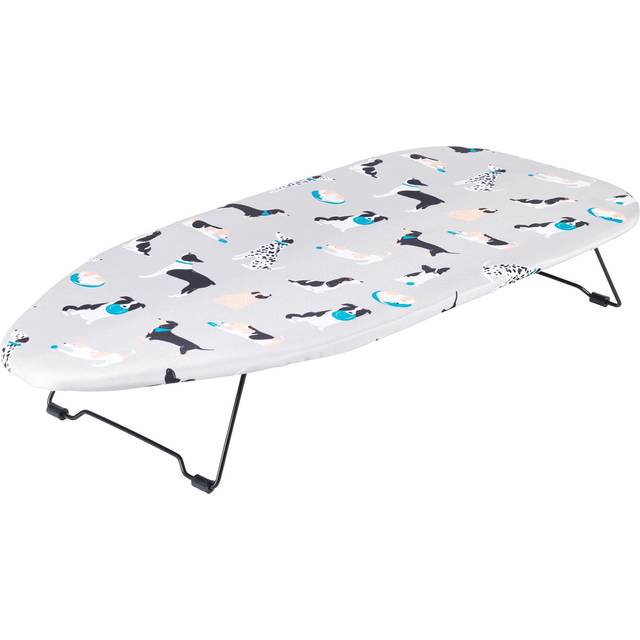 Beldray Tabletop Ironing Board &Ndash; Dog Print - Grey