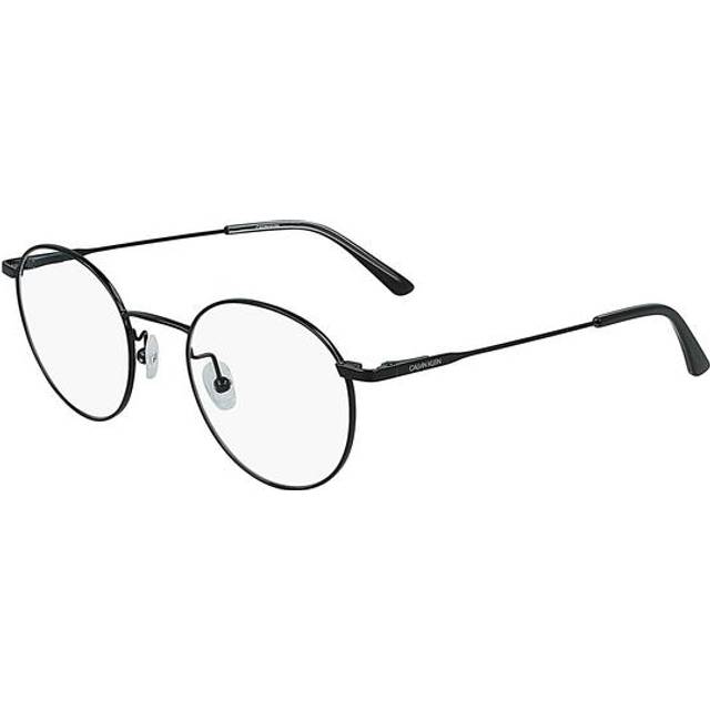 Calvin Klein Unisex CK19119 001 Optiska bågar Metall Svart Rund Normal Fotokromatisk