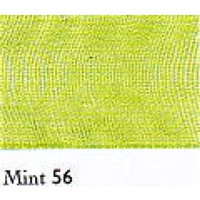 Berisfords Super Sheer Organza Ribbon 56 Mint - 25mm - per metre