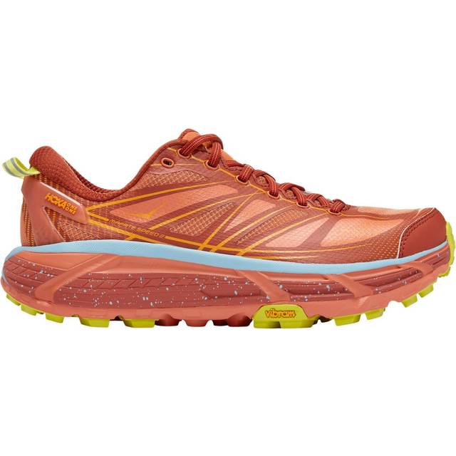 HOKA ONE ONE Mafate Speed 2, Vandringsskor Unisex-Vuxen, Baked Clay Radiant Yellow, 38.50 EU