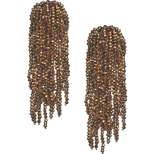 FOUNTAIN EARRINGS - RUST GOLD