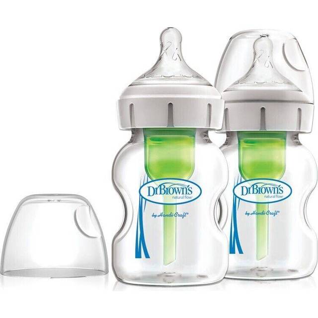 Dr.Brown´s Wide-Neck Options+ Nappflaska 150 ml x 2 st