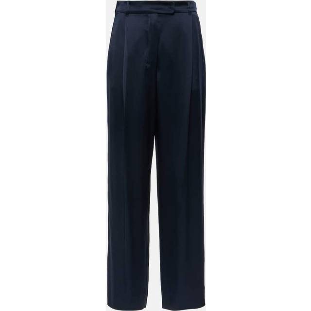'S Max Mara High-rise wide-leg pants - blue (UK 14)