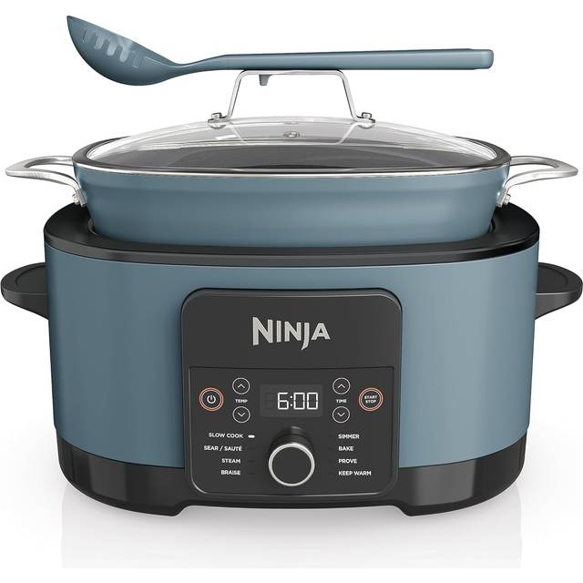Ninja Foodi MC1001UK 8 in 1 Sea Salt Grey Possible Cooker 8L Slow Cooker - Blue