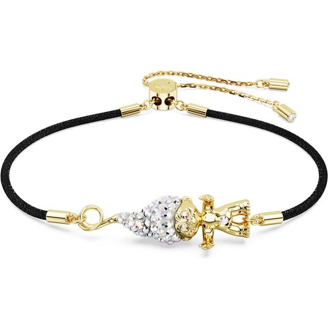Good Luck Trolls bracelet, Troll, White, Gold-tone plated