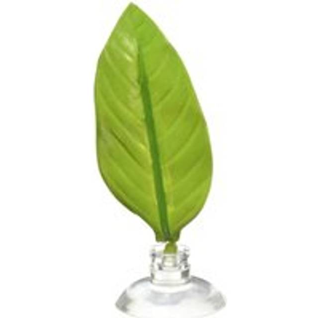 Floating Leaf Hammock Bed Hammock Form Leaf for Aquariums, Plastic, Green, 1 Unit (Pack of 3) - Alwaysh