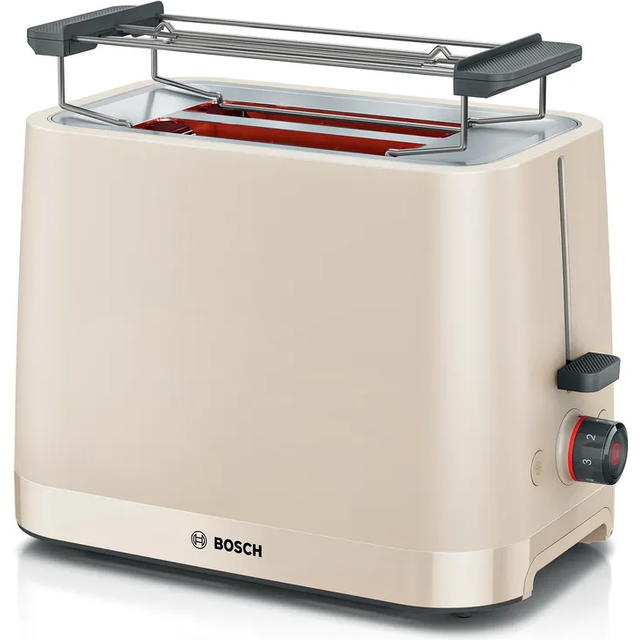 Bosch MyMoment Infuse TAT3M127GB 2 Slice Toaster - Cream