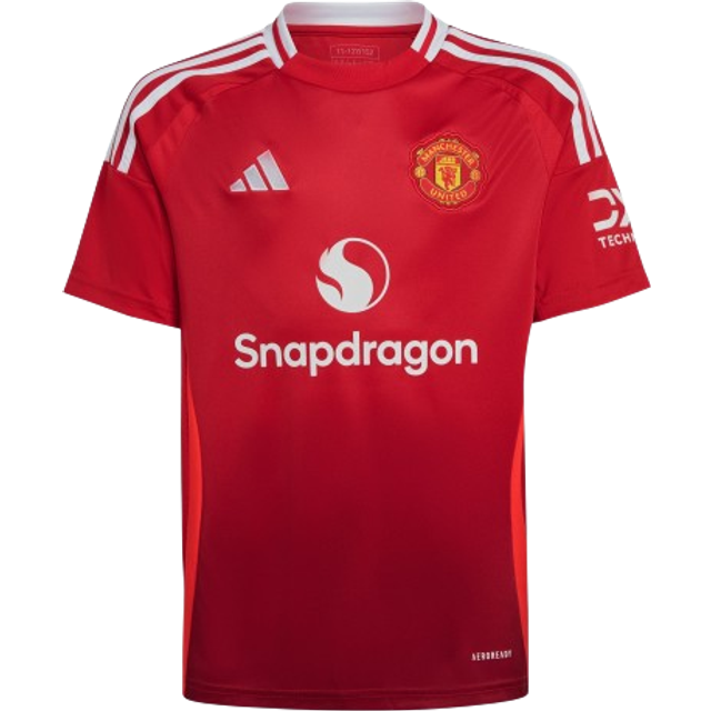 Adidas Manchester United Home Jersey 2024/25, fotbollströja , junior