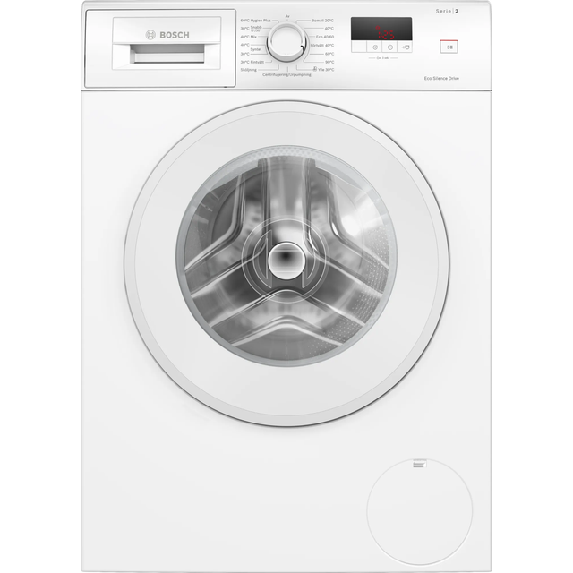 Bosch Tvättmaskin, frontmatad 7 kg 1200 v/min, Vit WGE02200SN Serie 2