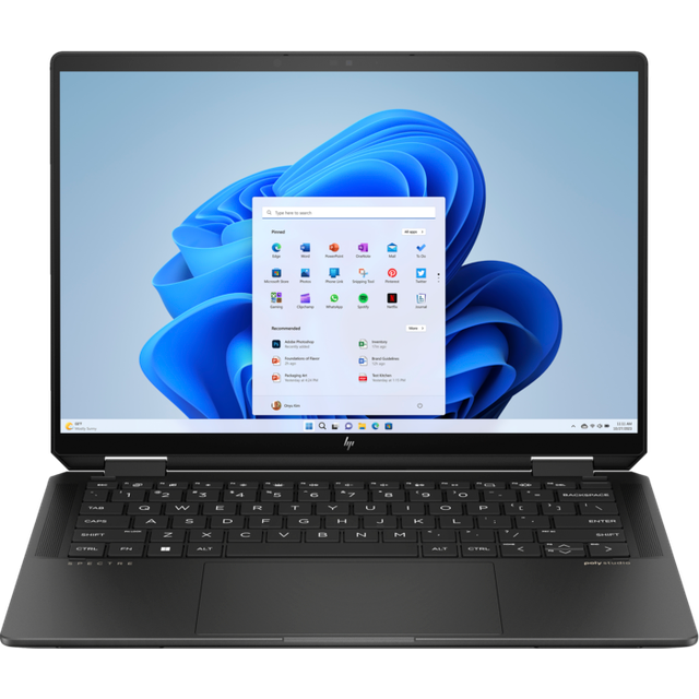 HP Spectre x360 2-in-1 14-eu0096no 14" OLED 2.8K Touch Ultra 7 32GB 2TB SSD Win 11 Nightfall Black