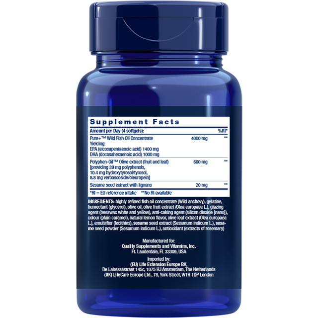 Life Extension Super Omega-3 EPA/DHA fiskolja