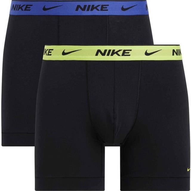 Nike Boxershorts 2-pack - Svart/Gul/Blå - ['Svart', 'Blå', 'Gul'] (Medium)