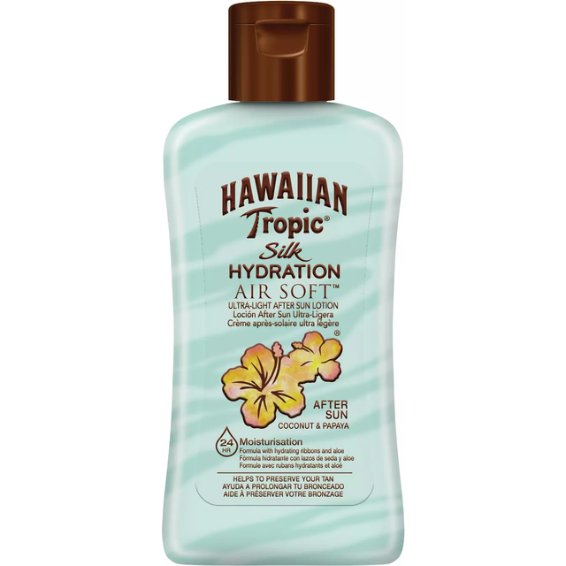 Hawaiian Tropic Silk Hydration Air Soft After Sun Lotion Coconut Papaya Mini, 60 ml, 1 st.