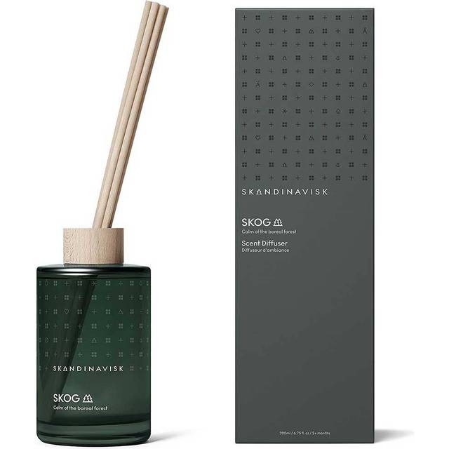 Skandinavisk Scent Diffuser Skog 200ml - Bedste duftpinde - Dinskønhed.dk