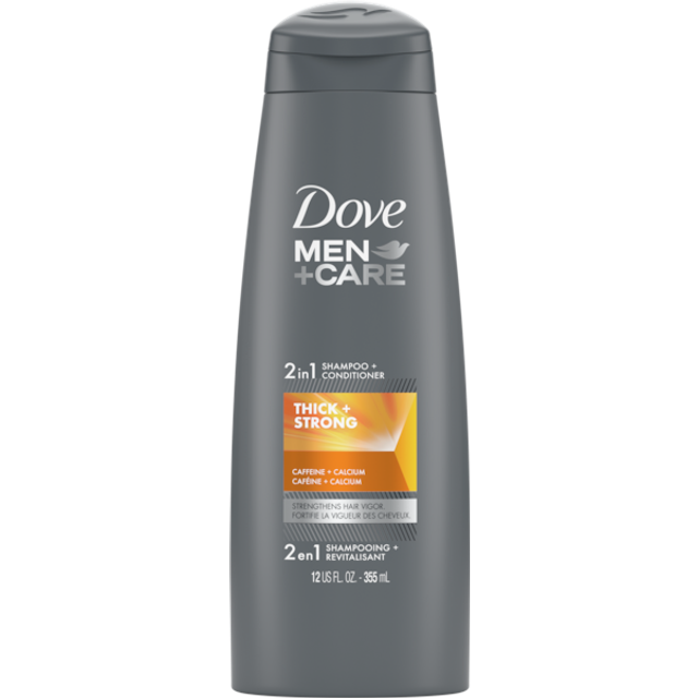 Dove Men+Care Thickening Energigivande schampo med koffein för män 400 ml