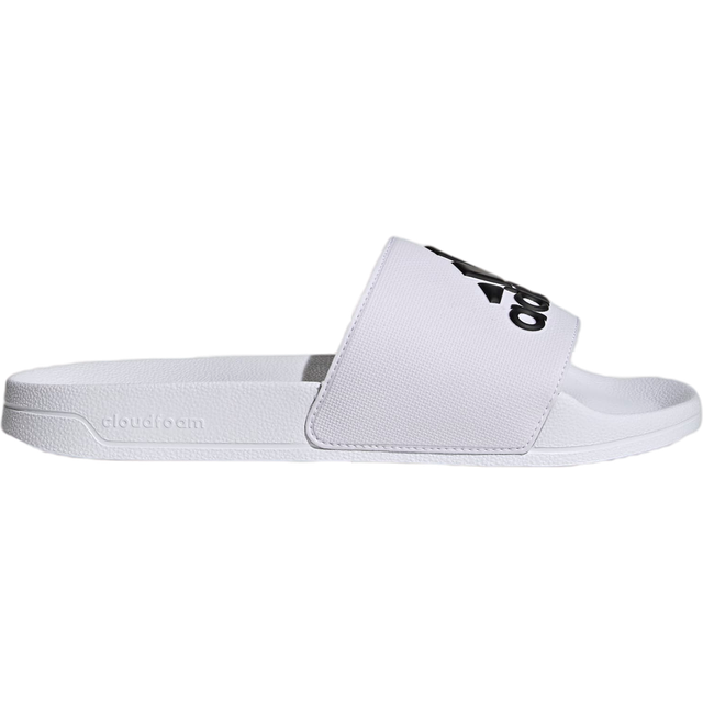 Adilette Shower Slides - Cloud White / Core Black / Cloud White - 4