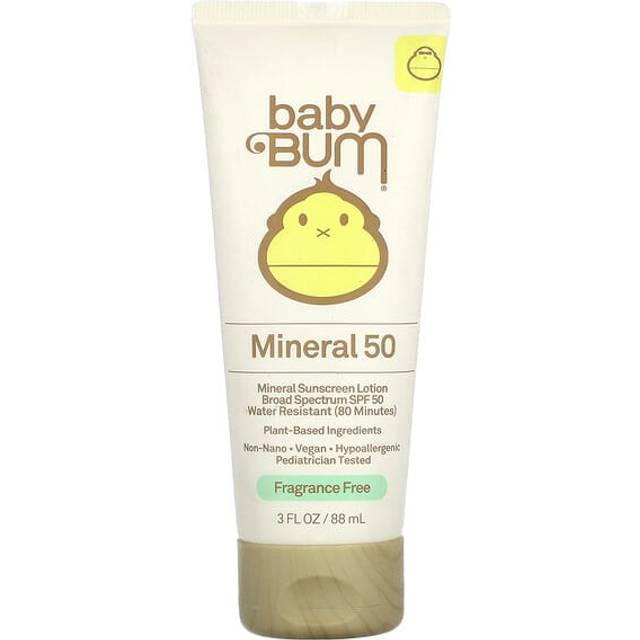 Sun Bum Baby Mineral Sunscreen Lotion SPF 50 Fragrance Free 3 fl oz