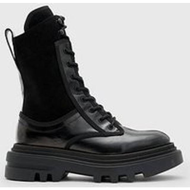 AllSaints Alexia Boots - Black, Black, Size 3, Women