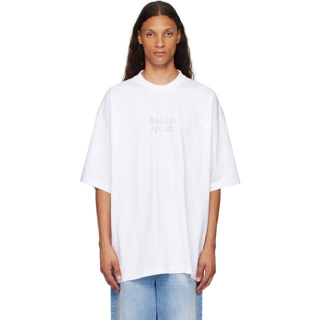 VETEMENTS White 'Spoiled By God' T-Shirt - WHITE - M