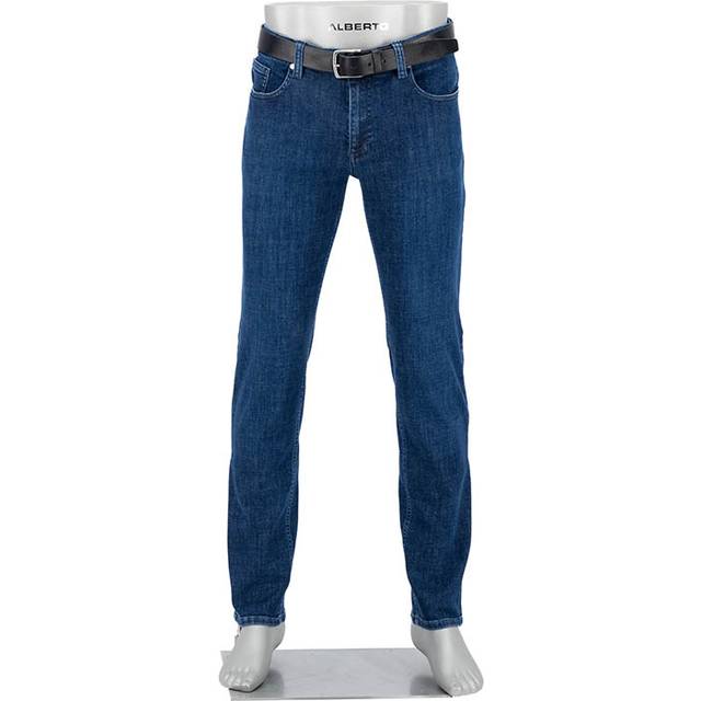 Alberto, Jeans, Herr, W42 L34, Klassiska Five-Pocket Jeans - blue (W42 L34)
