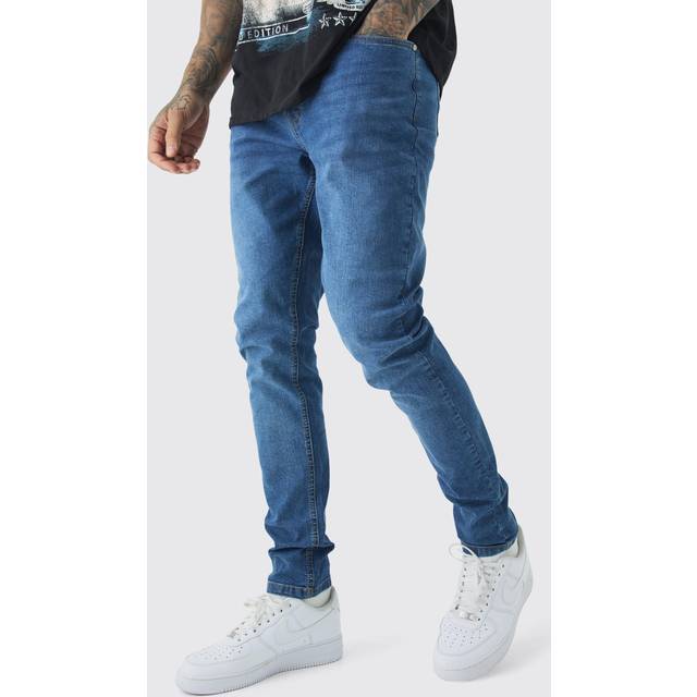 Tall Skinny Stretch Jeans - Blue - 34