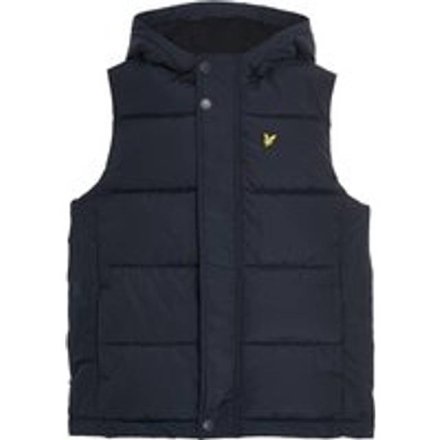 LYLE & SCOTT Padded Hooded Gilet |Svart |164-170