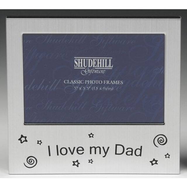 Shudehill giftware i love dad 5 x 3.5 photo frame boxed 72273