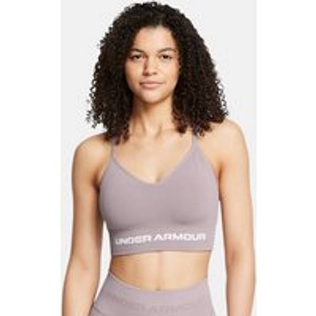 Under Armour Vanish Seamless Women's Low Sports Bra Tetra Gray / White XS