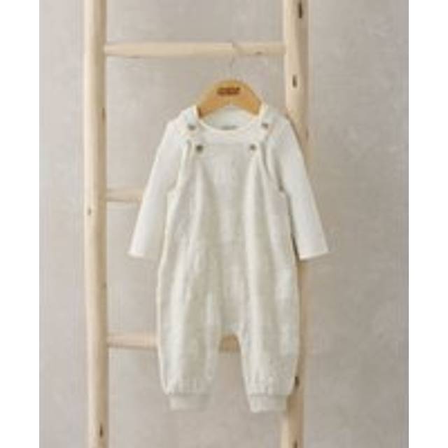 Dungarees & Bodysuit Outfit Set - Teddy Bear - SAND - Newborn