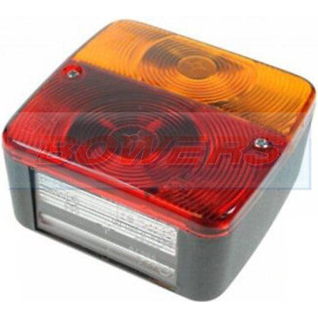 Radex 3.001.00 square rear combination tail light/lamp trailer board