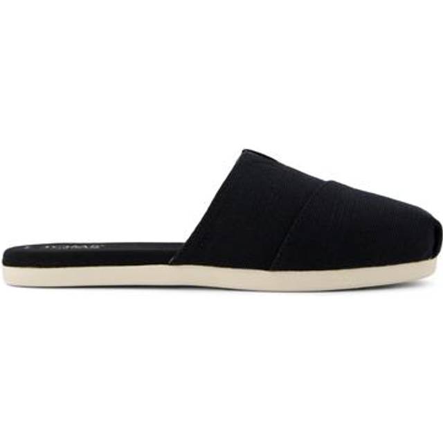 TOMS Womens Alpargata Mules Black, 8