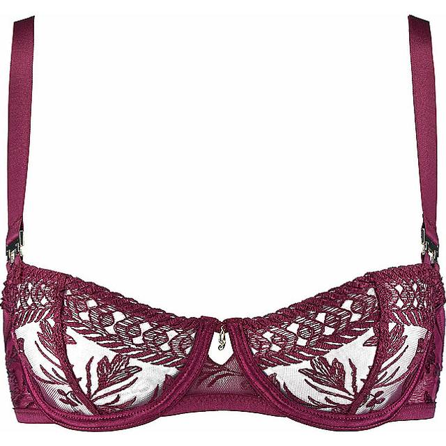 Magnetic Spell Underwired Half-Cup Bra Crimson - Red (38C)