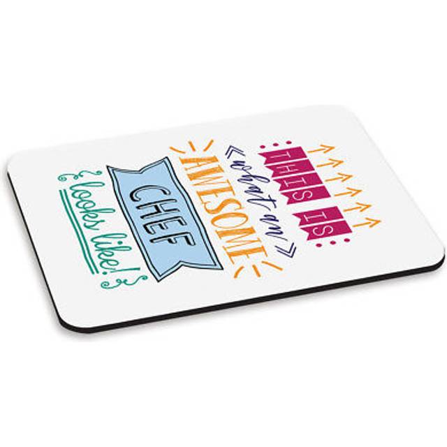 This Is What An Awesome Chef Looks Like Pc Computer Mouse Mat Pad - Funny Best