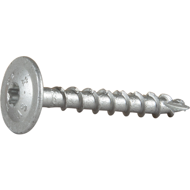 Konstruktionsskruv-W (WAF) Stort Huvud Corrseal C4 8,0X60mm 4st Essve