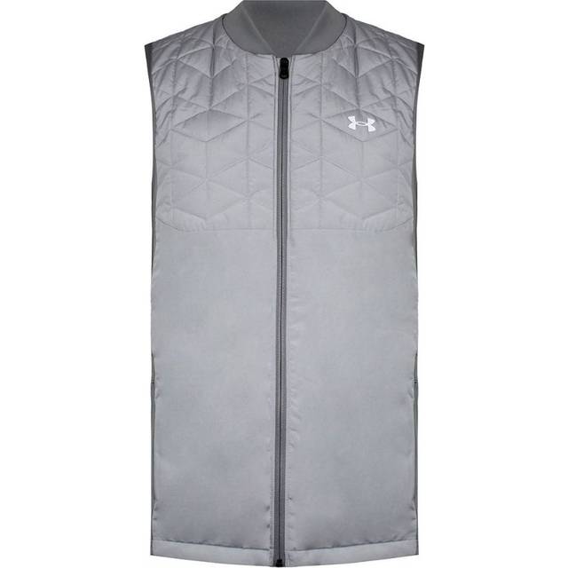 Under Armour Reactor Hybrid Mens Light Grey Golf Gilet - Size X-Large