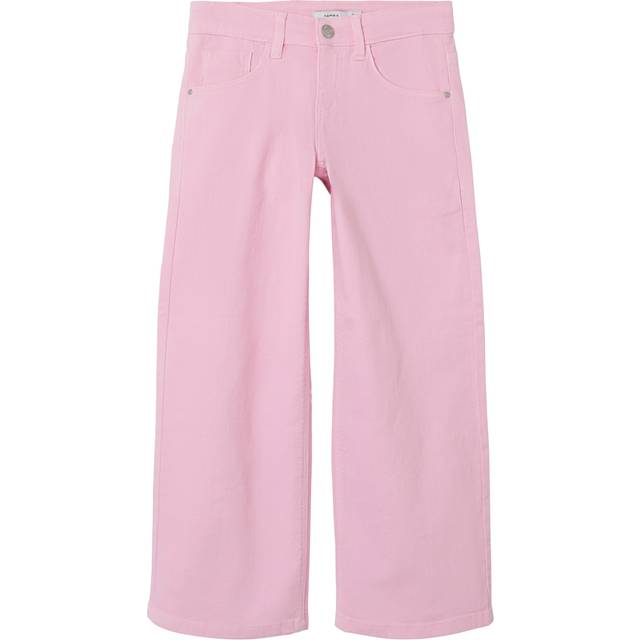 NAME IT Nkfrose Wide Twi Pant 1115-Tp Noos |Rosa |176