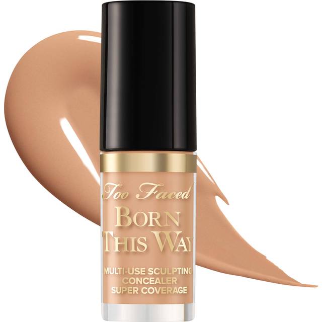 Too Faced Travel Size Born This Way Super Coverage Concealer - Light Beige 2ml Light Beige