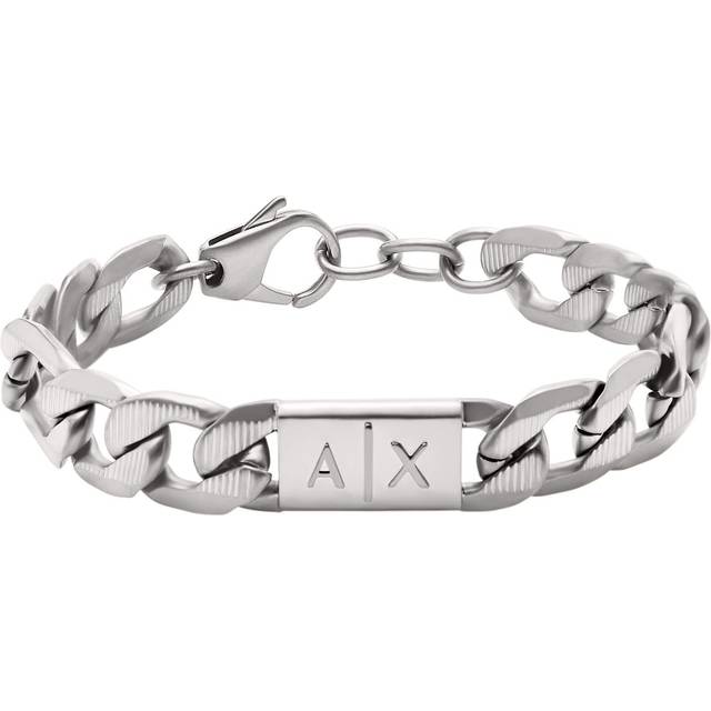 Armani Exchange Stainless Steel Chain One Stainless No Bracelet, Size, Steel, Jewels.