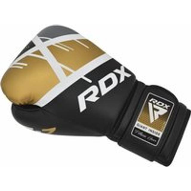 RDX F7 Ego Boxing Gloves - Black - 8oz