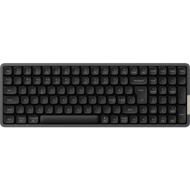 Lofree Flow100 low profile trådlöst tangentbord (svart)